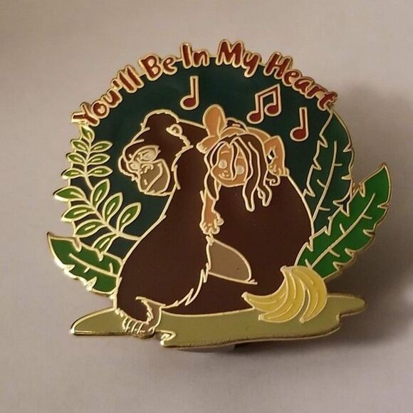 # Disney Tarzan Kala Pin Magical Musical Moments You'll Be In My Heart Green MMM - Picture 5 of 6